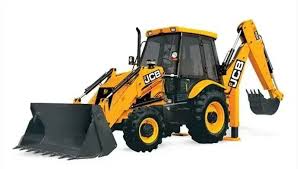 JCB backhoe loader machine