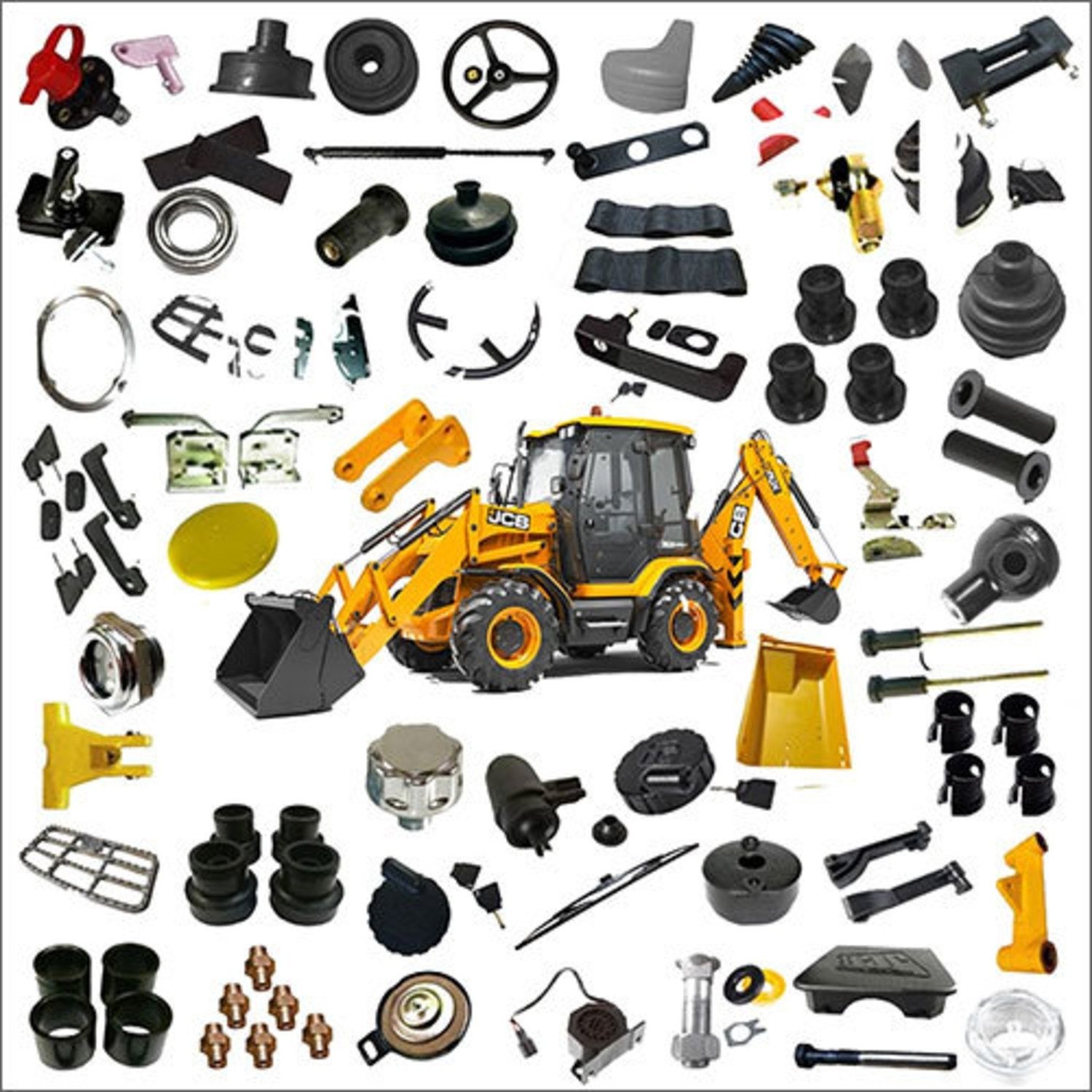 Assorted JCB spare parts